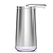 simplehuman Touch-Free Automatic Foam Cartridge Sensor Soap Pump With Lavender Foam Soap Cartridge, Brushed Stainless Steel, Rechargeable
