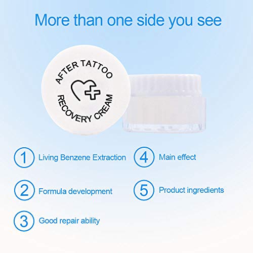 Tattoo Care Ointment,Natural & Vegan Tattoo Aftercare Balm,Botanical Ink Salve,Tattoo Repair cream - Soothes Skin,Promotes Healing, Protects, Moisturizes, Reduces Redness (3pcs)