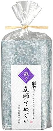 Amazon 白雪友禅てぬぐい 菊菱小紋 縹色 はなだいろ 白雪ふきん ふきん オンライン通販