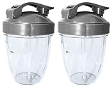 Blendin Replacement Parts, Compatible with Nutribullet 600W and 900W Blender Juicer (2 Short 2 Flip Top)