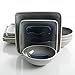 Gibson Elite Namastay 12 Piece Dinnerware Set, Blue