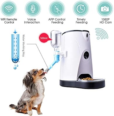 Automatic Pet Food Feeder Pet Dispenser Cat Water Feeder Auto