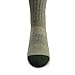Merino Wool Crew Hiking Sock - Moisture Wicking - Olive Green - Small