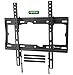 EVERVIEW TV Wall Mount Tilting Bracket Low Profile fits for Most 32-55 LED,LCD,OLED, Plasma Flat Screen TVs up to VESA 400 X 400mm，99lbs Loading Capacity with Bubble Level & Cable Ties