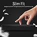 NOHON Protective iPhone 7 plus Case with Tempered Glass Back Cover and Reinforced Bumper [Support Wireless Charging] Slim Fit Ultra-Thin Case for iPhone 7 Plus - Black