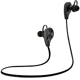 i-SUPERSIM Wireless Headphone, Bluetooth V4.0 Headset, High-Fidelity Stereo Music, Wireless Bluetooth Sport Stereo Headphones, Ergonomic Design For Smartphones - Black