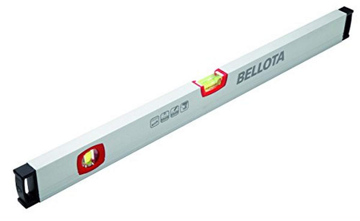 Bellota 50101-30 Tubular Spirit Level 30 cm with Vial Sensitivity of 0.5 mm/m