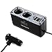 Aokland USB Car Charger, and 2-Socket Cigarette Lighter Power Adapter for iPhone 7 6S Plus 6 Plus 6 5SE 5S 5 5C 4S, Samsung Galaxy S7 S6 Edge