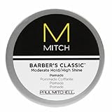 Paul Mitchell Mitch Barber's Classic Moderate Hold/High Shine Pomade, 3 Ounce