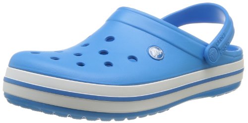 Crocs Mens Crocband Ocean/White Ankle-High Synthetic Sandal - 11M / 9M