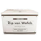 Rip van Wafels Snack Wafels, Dark Chocolate and Sea Salt, 1.2oz, 64 Count