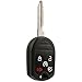 Car Key Fob Keyless Entry Remote Start fits Ford, Lincoln, Mercury, Mazda (CWTWB1U793 5-btn) - Guaranteed to Program