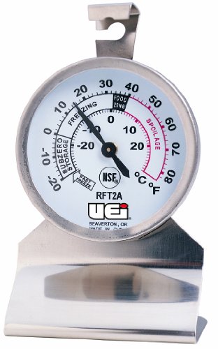 UEi Test Instruments RFT2A Dial Refrigeration Freezer Thermometer