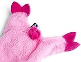 Petface Farmyard Buddies Crinkle Flat Pig Plush Dog Toy with Built-In Squeaker view 3