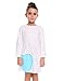 Arshiner Kids Girls Long Sleeve Cotton Dress Sweet Heart Printed Daily Shift Clothes