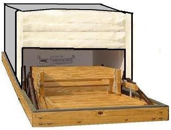30x54 Attic Pull Down Stair Ladder Cover, R-50 Insulation