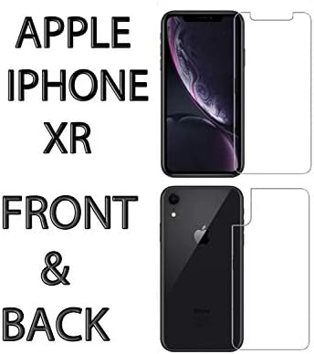 Napfond Apple Iphone XR (Front and Back) Hammer Proof Flexible Nano Film Impossible Screen Protector Screen Guard for Apple Iphone XR (Front and Back) (Not a Tempered Glass)