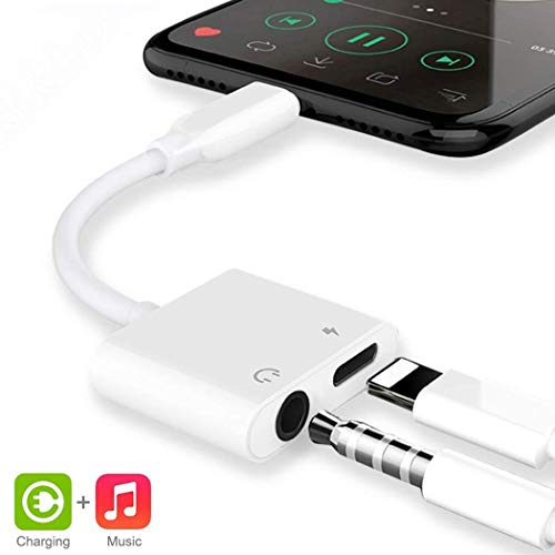 (Apple MFi Certified) iPhone Splitter Charger Headphone, iPhone Audio