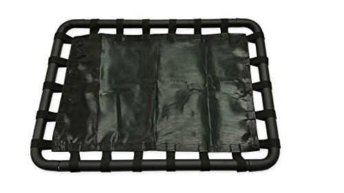 Mega Mat Rectangular Outdoor Platform Tree Swing for Yard or Playground Sturdy Steel Frame Durable Mat Bottom 30 W x 40 L with Two 63'' Ropes 250 LB Weight Capacity for Multiple Children… - Black - Thumbnail 5