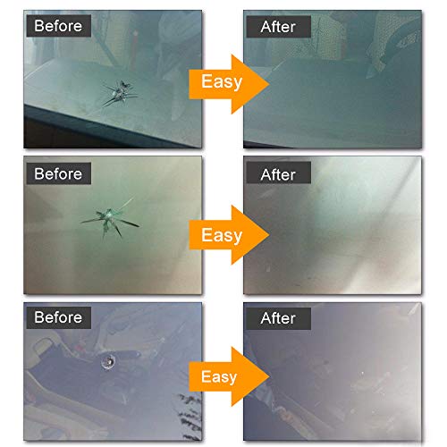 Manelord Auto Windshield Repair Tool, Car Windshield Repair Kit with Windshield Repair Resin for Windshield Chip Repair, Windshield Crack Repair and Glass Repair