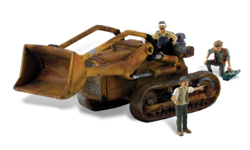 Autoscene Fritzs Front Loader w/Figures HO Scale Woodland Scenics