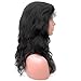 Eayon Hair ® Body Wave Lace Front Wig Brazilian Remy Human Hair for Women 130% Density 14 Inches #1B
