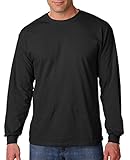 Gildan G5400 100% Cotton L-Sleeve Tee - Black - M