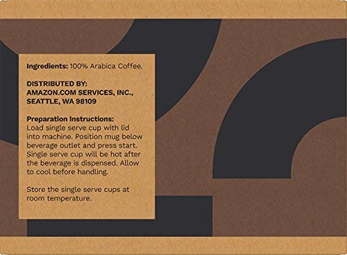 AMAZON BRAND – SOLIMO DARK ROAST COFFEE PODS, COMPATIBLE WITH KEURIG 2.0 K-CUP BREWERS 100 COUNT(PACK OF 1)