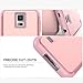 WeLoveCase S5 Case, Samsung Galaxy S5 Case protectiveHeavy Duty High Impact Defense Shield Hard PC Outer Shell with Inner Soft Rubber Hybrid 3 in 1 Combo Full-Body Armor Protective Case Rose Gold