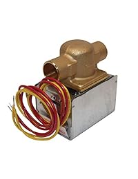 Conexión de soldadura de válvula de seccionamiento dos posiciones, normalmente cerrada, directa de 3/4 pulgadas, 24 V, por Honeywell V8043E1012