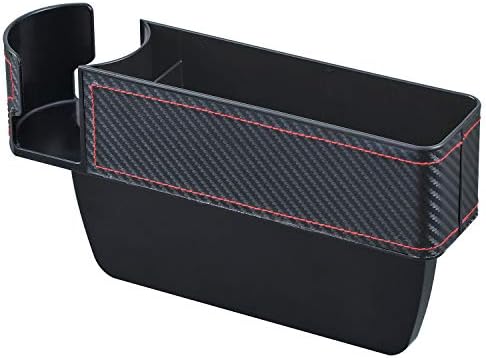 セイワ 価格 Seiwa シートサイドポケット ドリンクホルダー 収納 車用 カーボン 後部座席 レッド Wa64 隙間 運転席 シートオーガナイザー ブラック