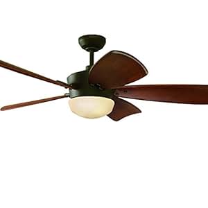 Set of 2 Harbor Breeze Saratoga 60-in Oil-Rubbed Bronze ...