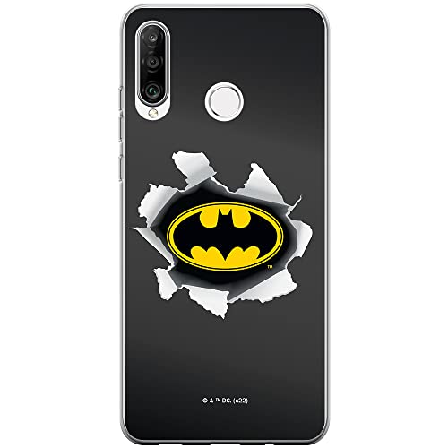 ERT GROUP Handyhülle für Huawei P30 Lite Original und offiziell Lizenziertes DC Muster Batman 059 optimal an die Form des Handy angepasst, hülle aus TPU