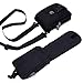 Nylon Cell Phone Shoulder Holster for iPhone 14 Pro Max Case 13 Pro Max Samsung Galaxy S22 Ultra S23 Ultra Multi-pocket Crossbody Phone Bag Purse for Men Women, Belt Loop Clip Pouch Wallet, black