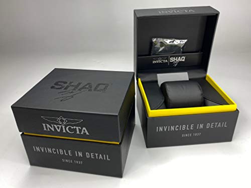 Invicta-Mens-Shaq-Swiss-Quartz-Watch-with-Stainless-Steel-Strap-Black-26-Model-33655