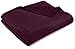 Amazon Brand – Pinzon Velvet Plush Blanket - King, Aubergine