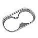 Luocky Chrome Interior Center Control Water Cup Holder Cover Trim for Mazda CX-5 CX5 2017 2018 2019 Interior Accessories