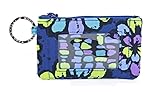 Vera Bradley Zip ID Card Case (Indigo Pop)