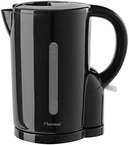 Wasserkocher mit Kochstopp-Automatik, 1,7 Liter, 2200 Watt, Schwarz