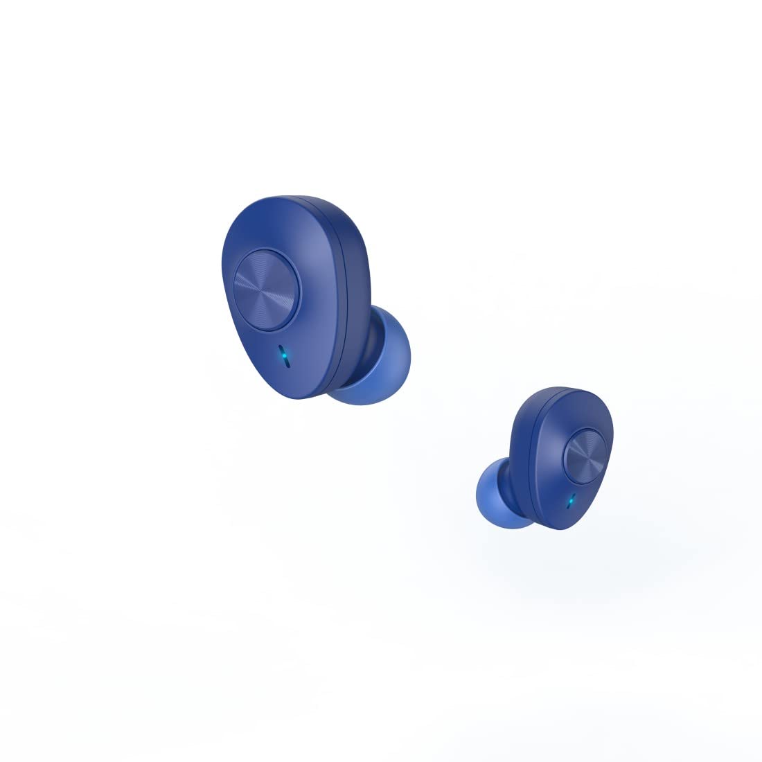 Hama Freedom Buddy True Wireless TWS In-Ear Blue Earbuds with Charging Box - Voice Control, Wireless Bass Boost