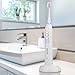 BROADCARE Electric Toothbrush Waterproof Power Rechargeable Sonic Toothbrush with 3 Brushing Modes and Replacement Head ( White )