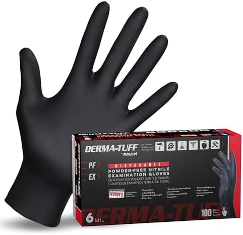 Astro-Grip Powder-Free Exam Grade Nitrile Disposable Gloves. Size