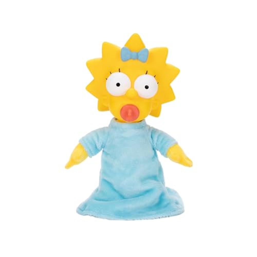 The Simpsons Maggie Plush 20cm by JAKKS Pacific, Officially Licensed, Soft Plush with Sculpted Head, Highly Detailed and Expressive Design, Collect the Entire Simpsons Family — image 1