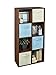 ClosetMaid Cubeicals 8 Cube Storage Shelf Organizer Bookshelf, Stackable, Vertical or Horizontal, Easy Assembly, Wood, Dark Cherry Finish