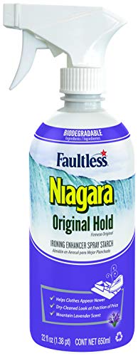 Liquid Starch Non-Aerosol Spray for Ironing (22 oz, 2 Pack) - Niagara Iron Spray Lavender Scent: No Flaking, Eco-Friendly - Original Hold Ironing Spray - Starch Spray Pack for Clothes & Fabrics - Thumbnail 3