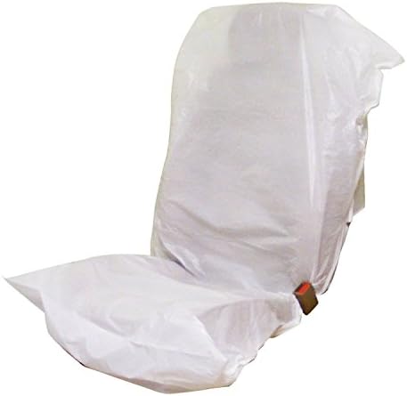 100 Disposable Plastic Car / Van Seat Covers Vehicle Cover Valet Roll Protective [Energy Class A++]