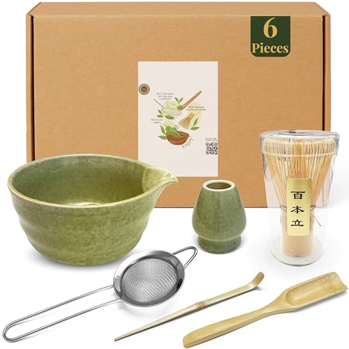 Matcha Making Tools Matcha Bowl And Whisk Set Complete Matcha Kit Set - Traditional ...