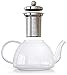 Glass Teapot & Kettle - Tea Pot Strainer and Infuser for Loose Leaf & Blooming & Flowering & Iced & Herbal Tea - Stovetop Safe Tea Maker - Gift Box - 80 oz / 1500 ml - holds 5 Cups