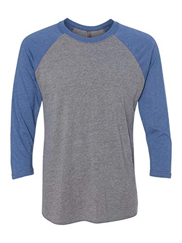 image for The Next Level Next Level Mens Tri-Blend 3/4-Sleeve Raglan Tee (6051) 