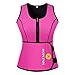 HOPLYNN Sweat Vest for Women, Adjustable Neoprene Sauna Waist Trainer Vest for Weight Loss Pink/L
